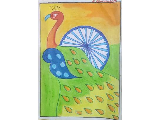 "Peacock" by Shanmugam

This artwork was submitted to our 3nd annual By Kids (& Kids at Heart), For Kids! art auction earlier in the year. Click on the picture to see more wonderful submissions!