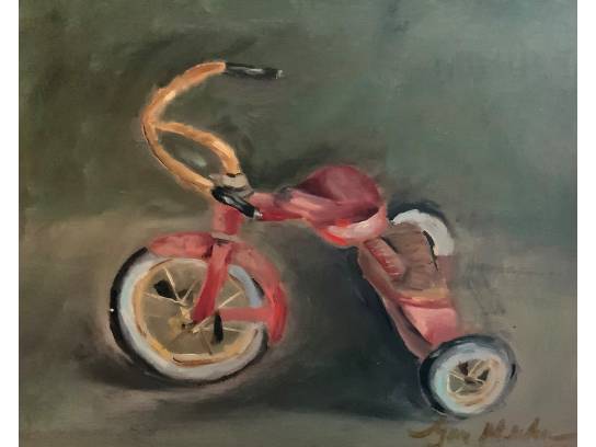 "First Ride" by Lynn Meeker

This artwork was submitted to our 3nd annual By Kids (& Kids at Heart), For Kids! art auction earlier in the year. Click on the picture to see more wonderful submissions!